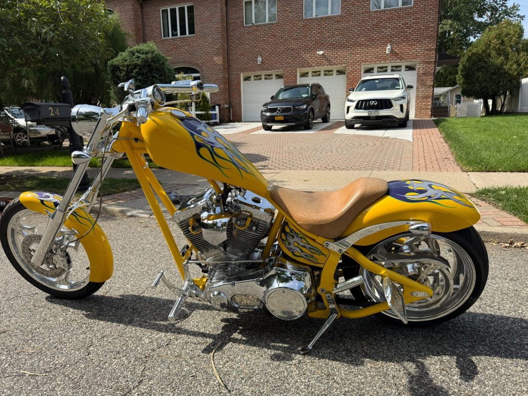 2004 Big Dog Chopper 107 S&S te koop, onderweg naar Nederland